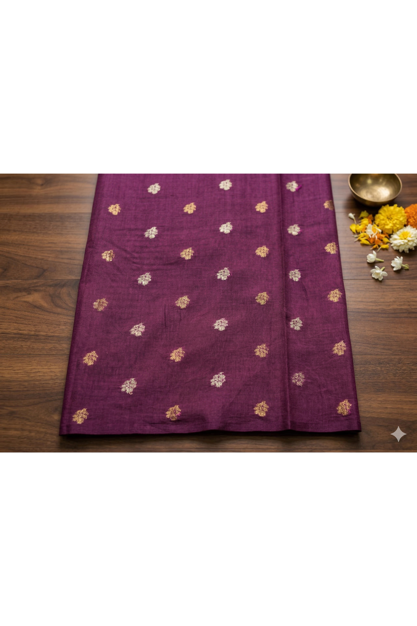 Parampara - Half check and half plain - Pink