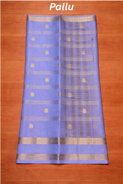 Samundrika - Strips with double border - Blue