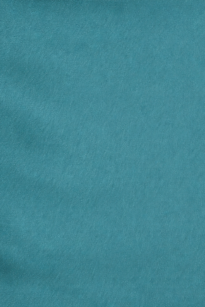 Pure Crepe - All over Intricate Delicate Floral Zari - Sea Blue