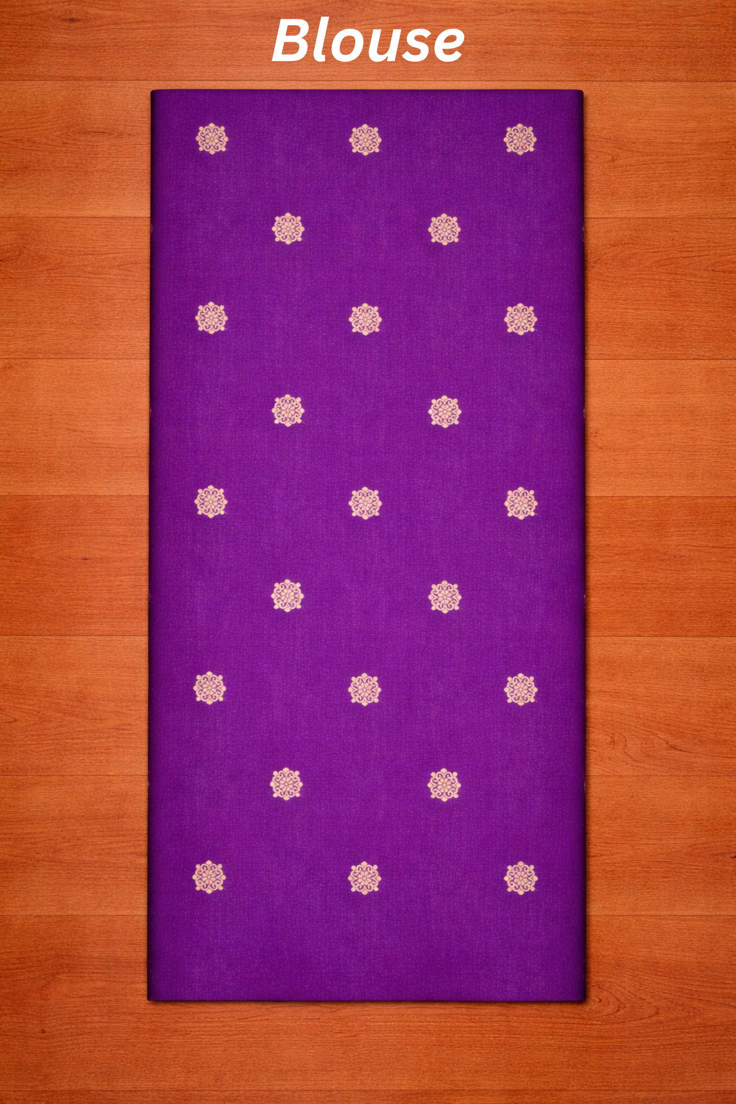Samundrika - Strips with double border - Blue
