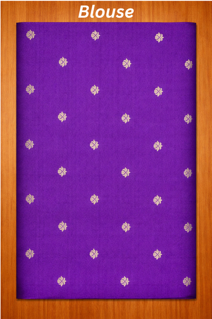 Parampara - Half check and half plain - Lavender