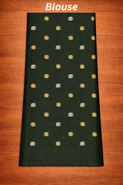 Parampara - Half check and half plain - Red