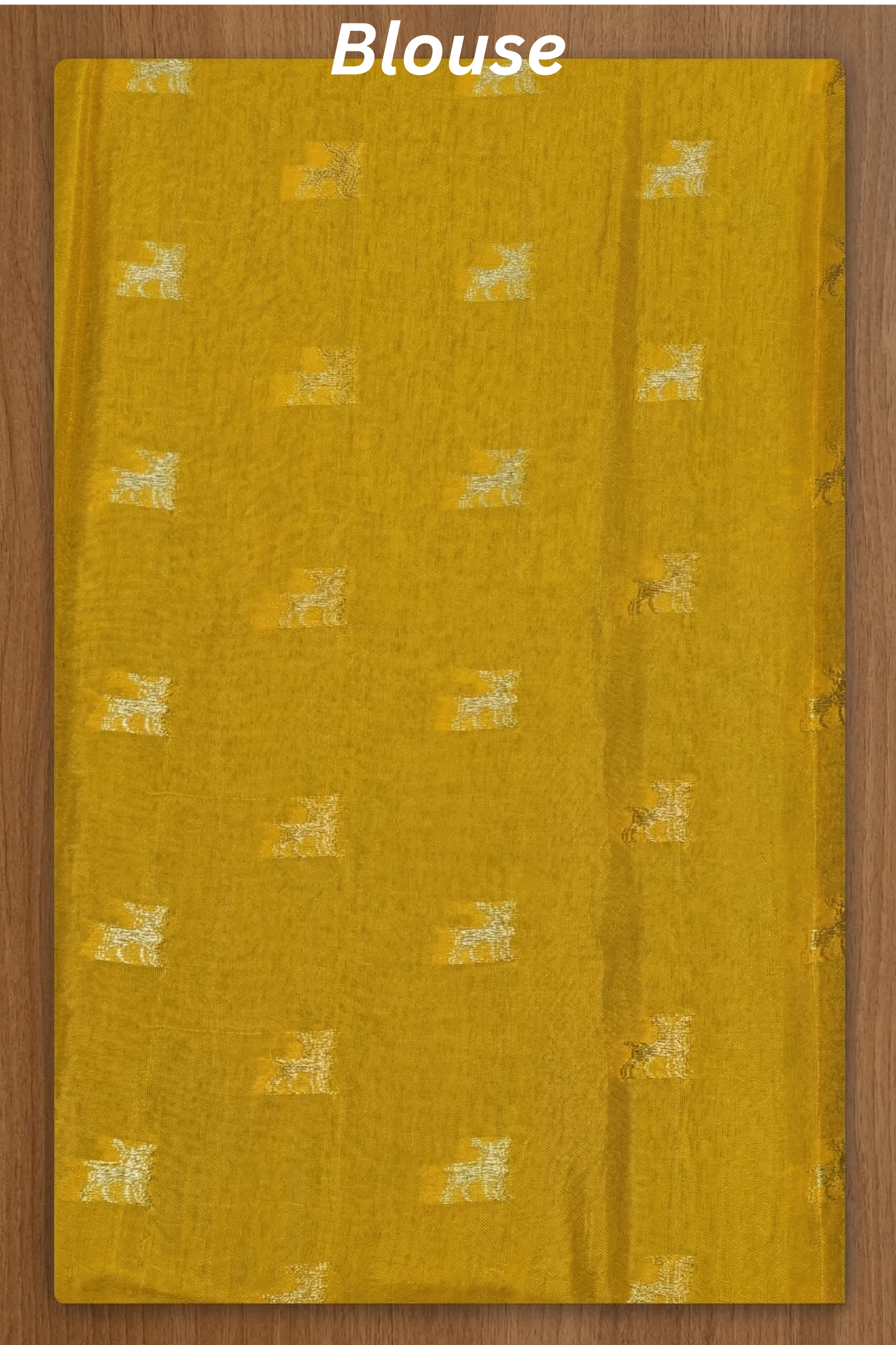 Parampara - Half check and half plain - Peacock blue