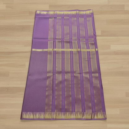 Parampara - Half check and half plain - Lavender